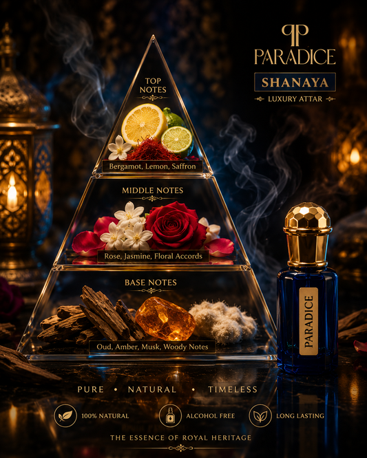 Shanaya Attar Fragrance 12ml - Premium Attar Perfume - Paradice Perfumes
