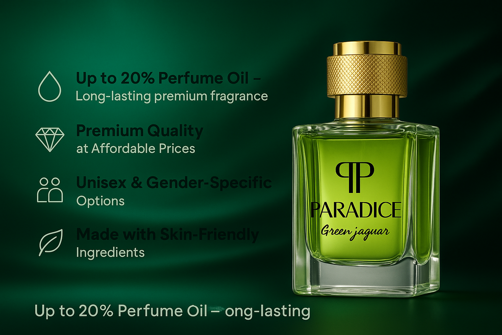 Green Jaguar Office Wear Perfume - Premium Classy Scent for the Modern Professional (50ml)