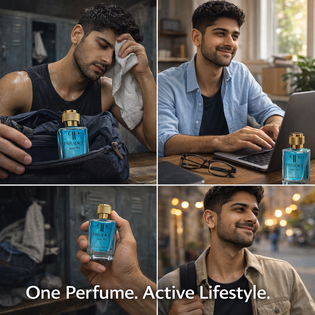 Aqua Mist – Fresh Workout Perfume for Men & Women (50ml)