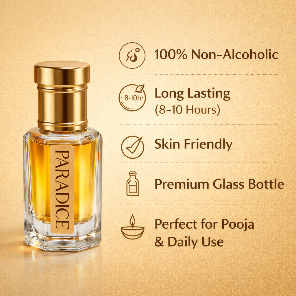 Real Rose Attar – Pure Fasli Gulab Attar 12ml for Luxurious Fragrance