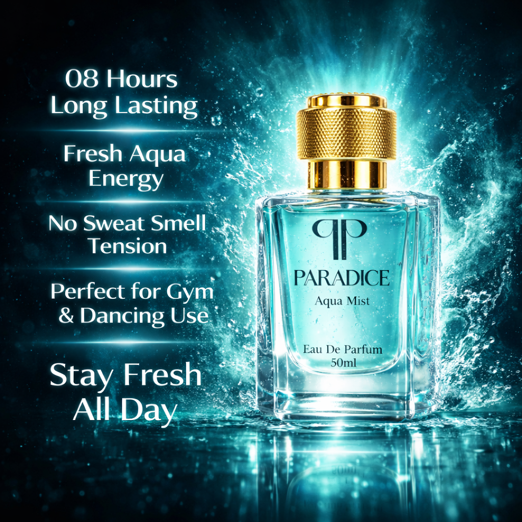 Aqua Mist – Fresh Workout Perfume for Men & Women (50ml)
