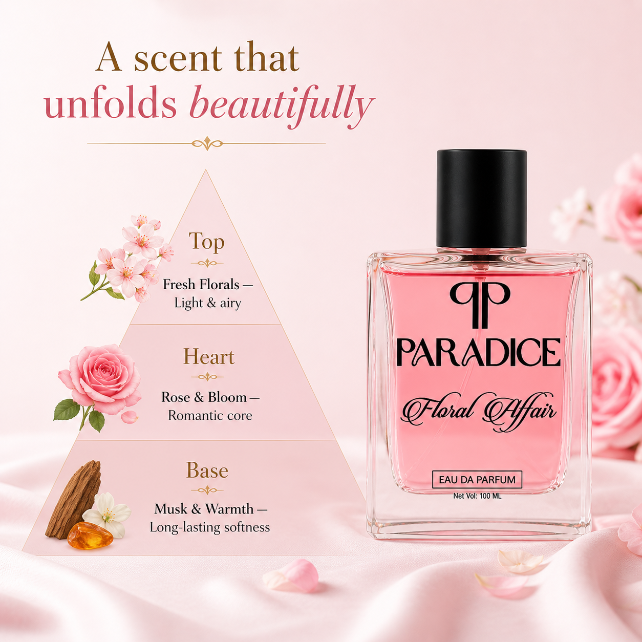 Floral Affair Perfume 100ml Luxury Edition - Exquisite Elegant Fragrance