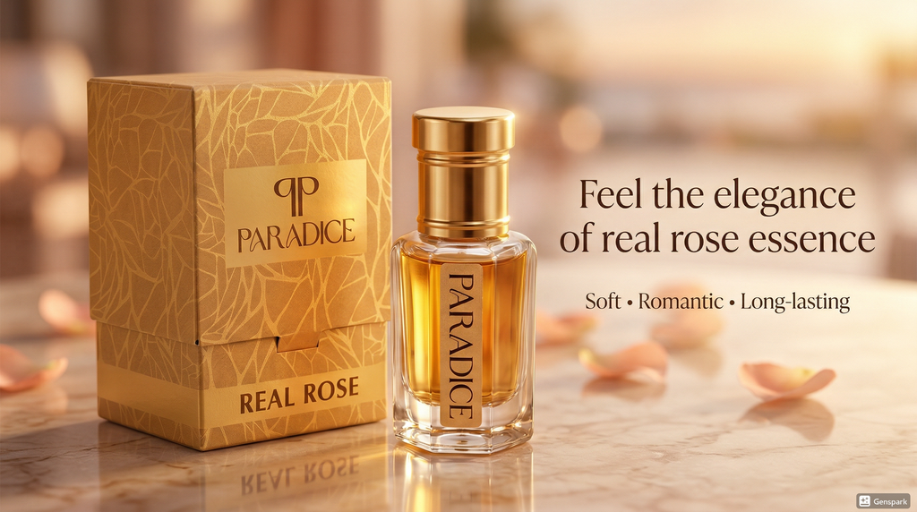 Real Rose Attar – Pure Fasli Gulab Attar 12ml for Luxurious Fragrance