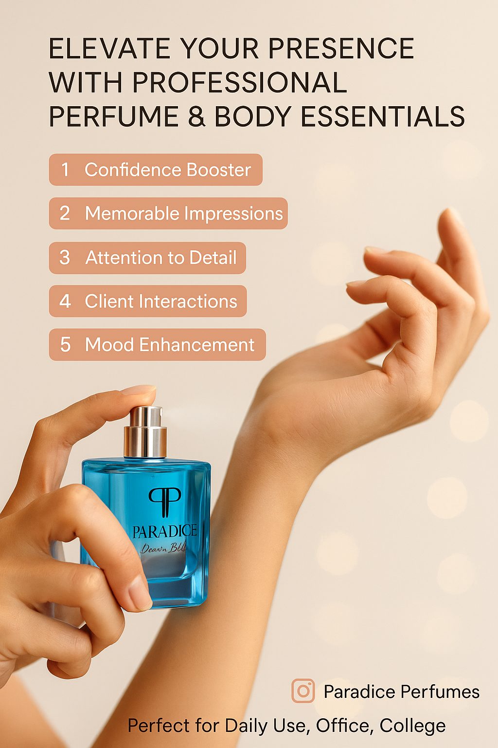 Ocean Blue Aqua Perfume – Premium Classy Fragrance (50ml)