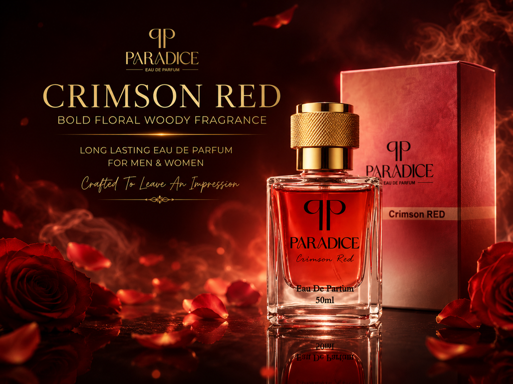 Crimson Red – Bold Romantic Perfume | Intense Fragrance (50ml)