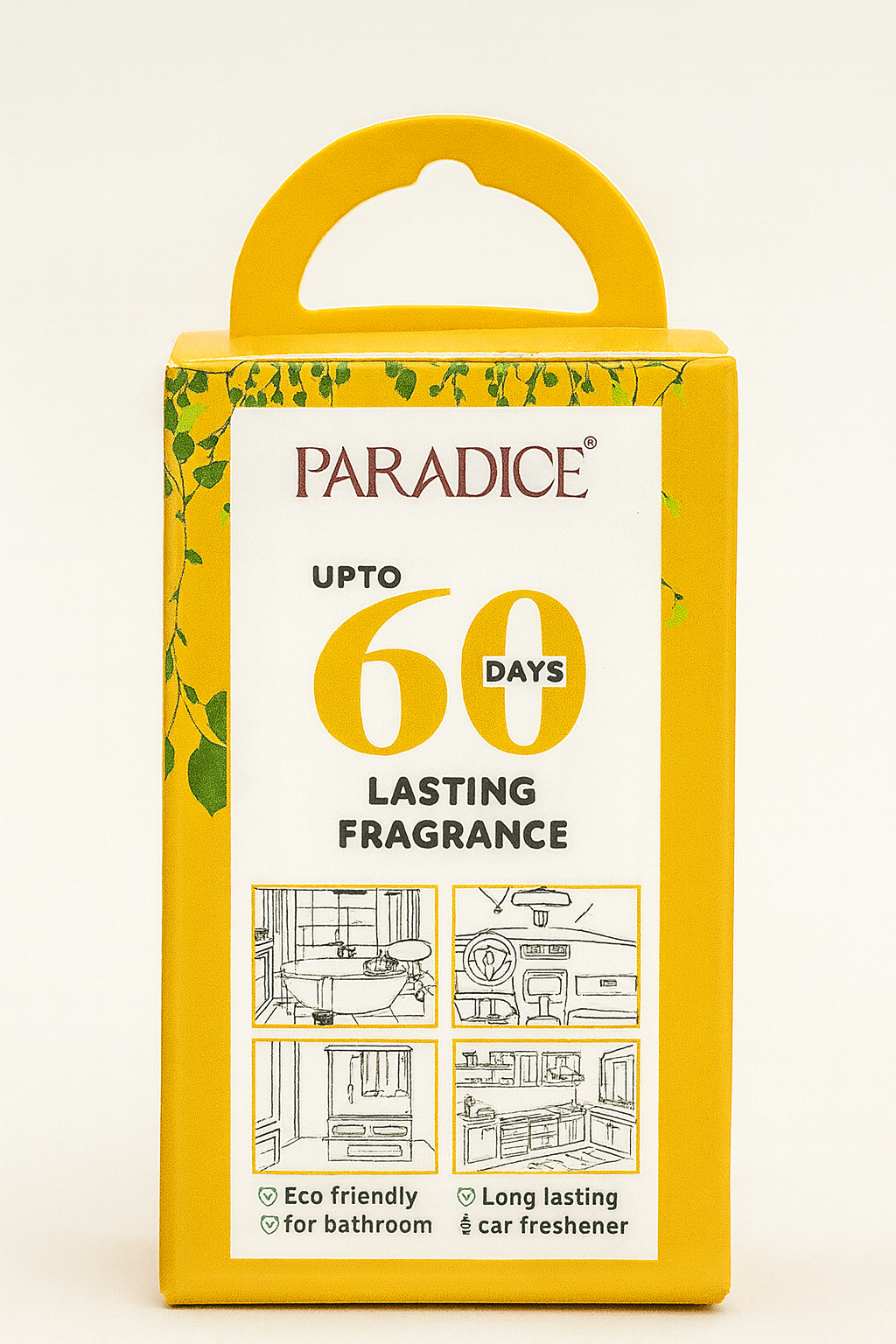 Lemon Car Hanging Perfume 10ML – Citrus Fresh Car Air Freshener