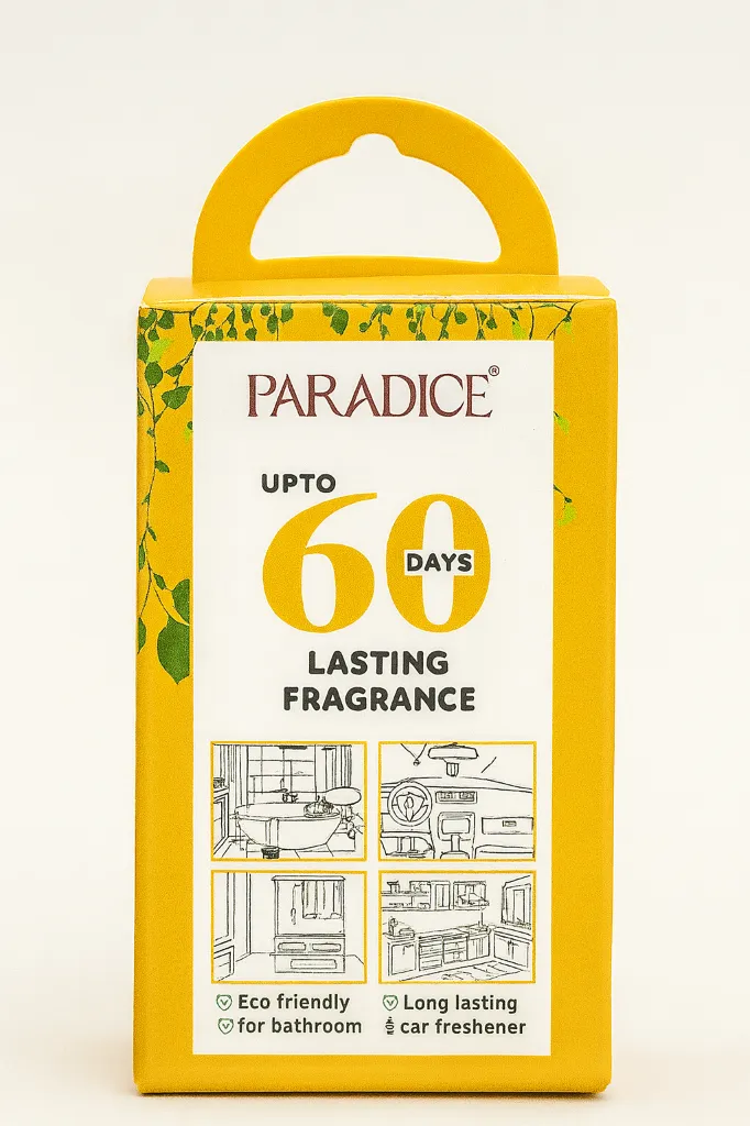 Paradice air freshener packaging close-up.webp