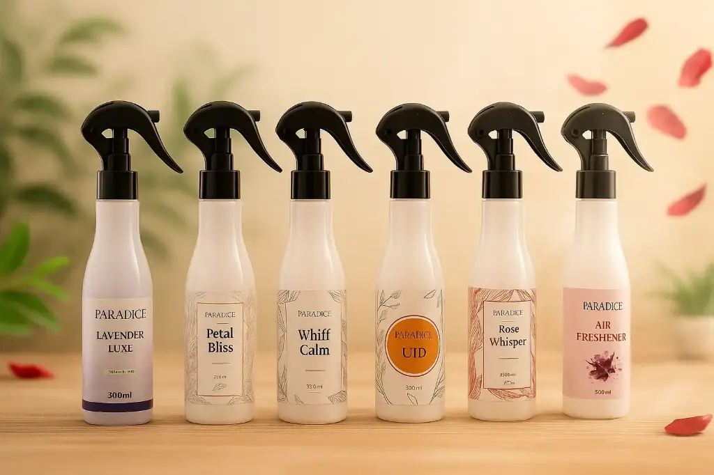 Paradice Room Refresher– Wooden Diffuser Lid | Long-Lasting & Refillable Car Freshener