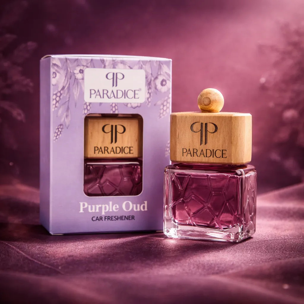 Purple OUD Car Hanging Perfume 10ML – Premium Luxury Car Freshener